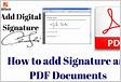 How to check if a PDF has any kind of digital signatur